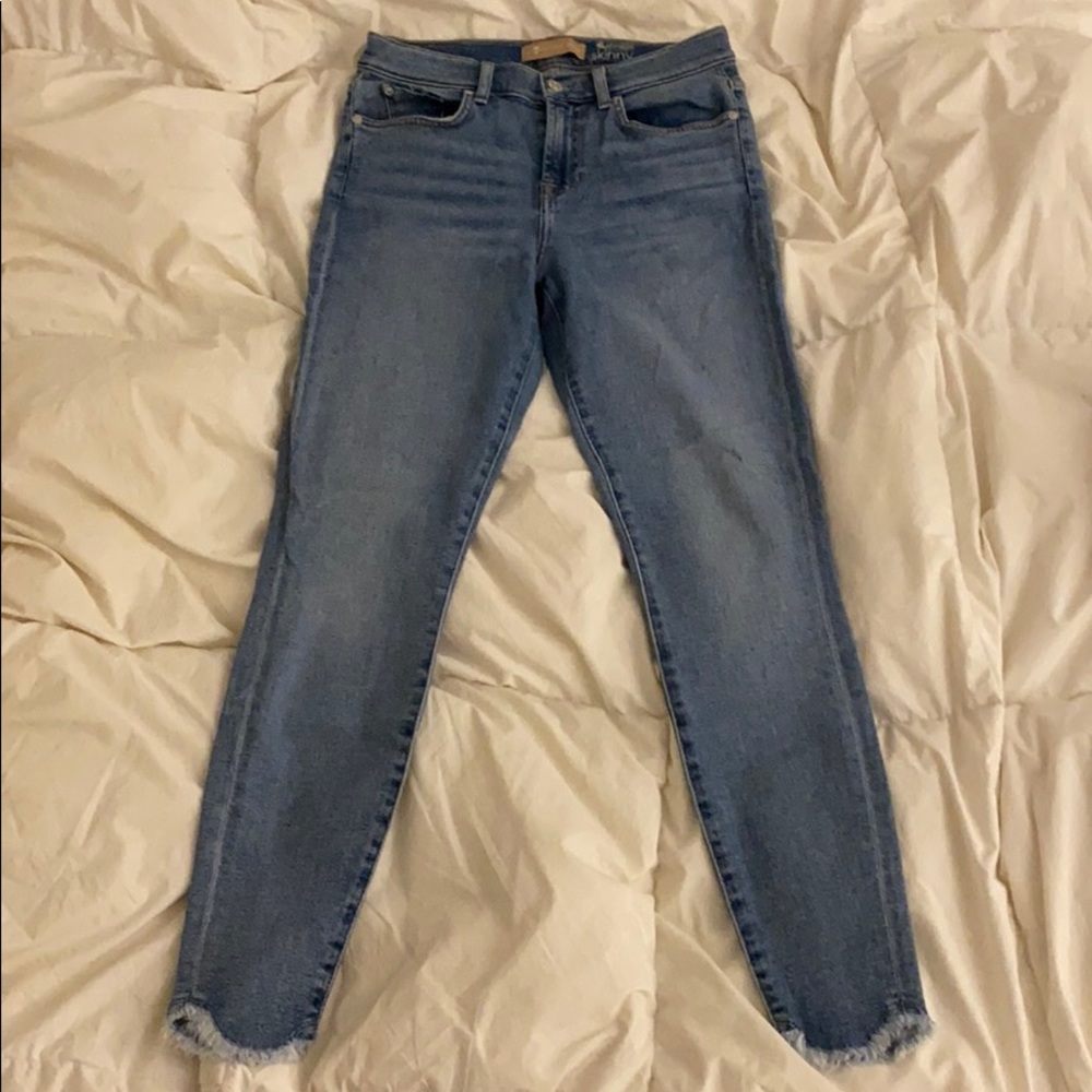 7 for all mankind light wash denim jeans